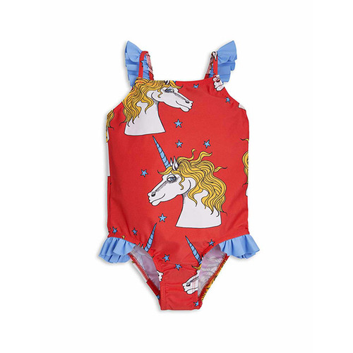J[50%]Unicorn Star Wing Swimsuit Red  92/98 마지막 1ea