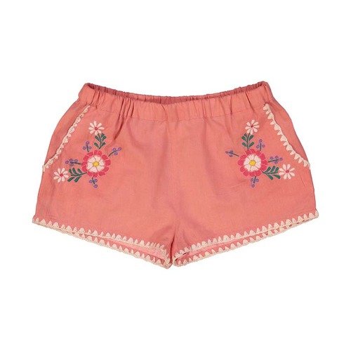 [30%]Ines short - pamplemoussecambric cotton