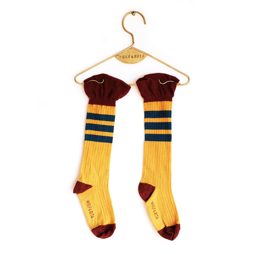 [30%]Socks Frills - Yellow