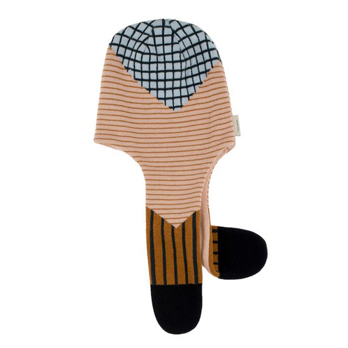 lines &amp; grid hat-scarfmulticolor