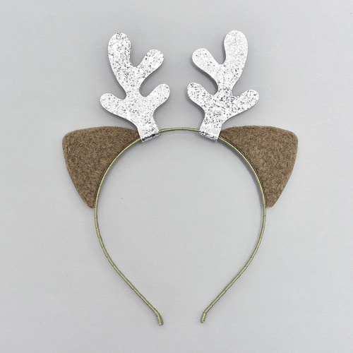 Reindeer Headband-Khaki