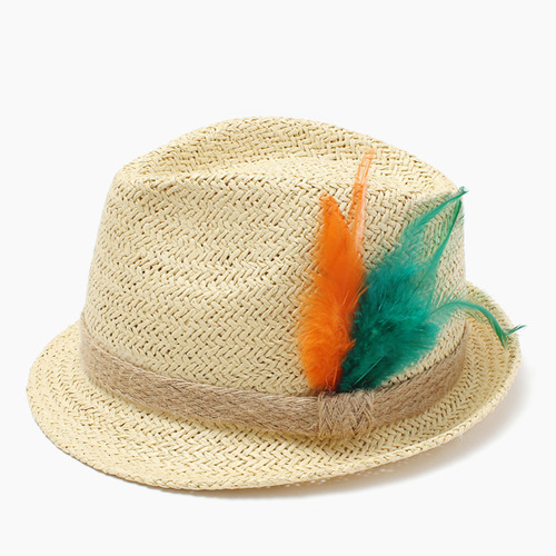 Feather Hat-orange