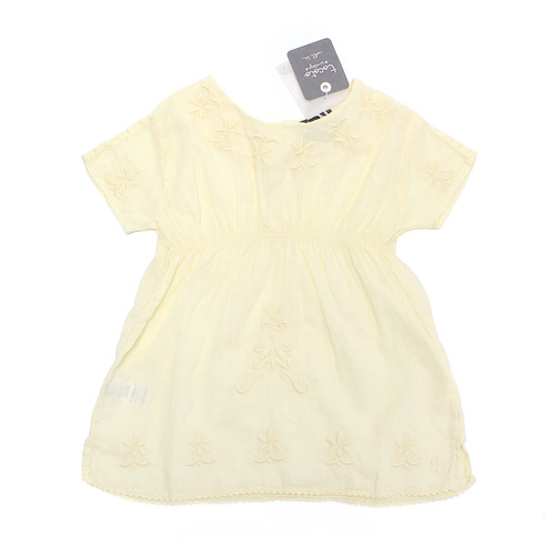 M[50%]Embroidery blouse yellow