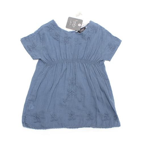 [50%]babyembrodery blouse-blue